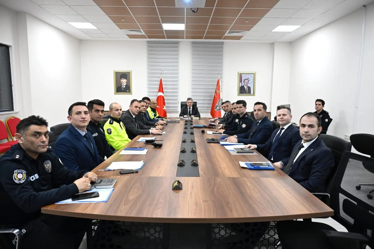 Adıyaman Emniyeti Haftalık Asayiş Toplantısı
